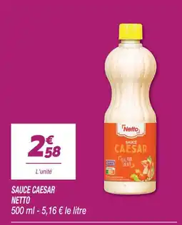 Netto Netto sauce caesar offre