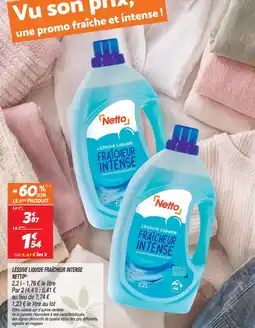 Netto Netto lessive liquide fraîcheur intense offre