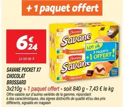 Netto Brossard savane pocket x7 chocolat offre