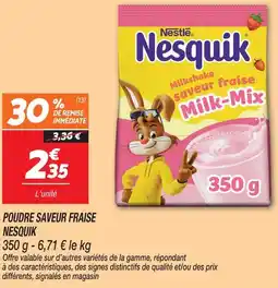 Netto Nesquik poudre saveur fraise offre