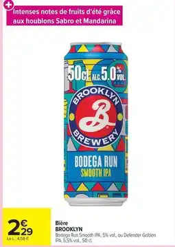Carrefour Drive Brooklyn - bière offre