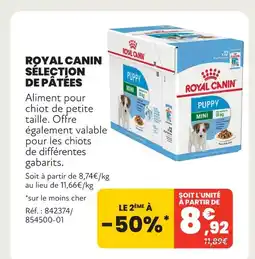 Animalis Royal canin sélection de pâtées offre