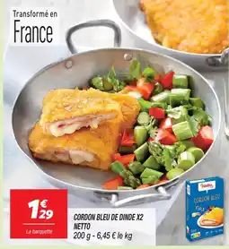 Netto Netto cordon bleu de dinde offre