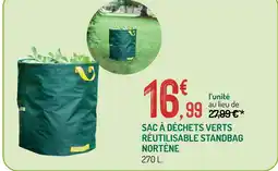 Botanic Nortène sac à déchets verts réutilisable standbag offre
