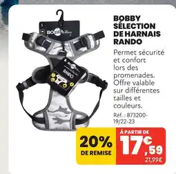 Animalis Bobby sélection de harnais rando offre