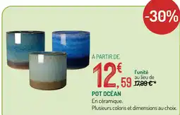 Botanic Pot océan offre