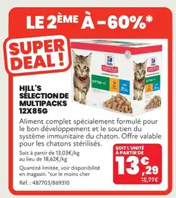 Animalis Hill's sélection de multipacks 12x85g offre