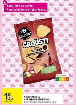 Carrefour Drive Carrefour - chips onduées offre