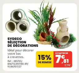 Animalis Sydeco sélection de décorations offre