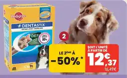 Animalis Pedigree snacks dentastix - x28 offre