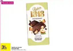 Carrefour Drive Poulain - tablette de chocolat offre