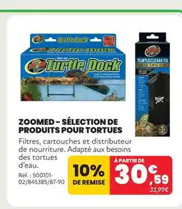 Animalis Zoomed sélection de produits pour tortues offre