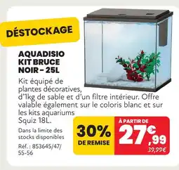 Animalis Aquadisio kit bruce noir - 25l offre