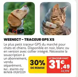 Animalis Weenect traceur gps xs offre