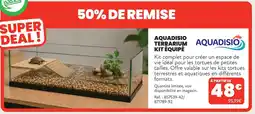 Animalis Aquadisio terrarium kit équipé offre