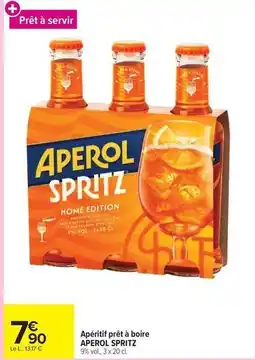 Carrefour Drive Aperol - apéritif prêt à boire offre