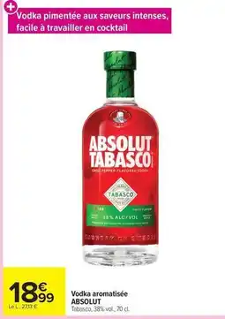 Carrefour Drive Absolut - vodka aromatisée offre