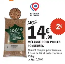E.Leclerc Brico Mélange pour poules pondeuses offre