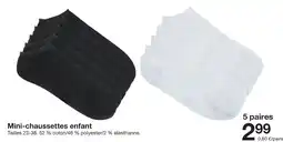 Zeeman Mini-chaussettes enfant offre