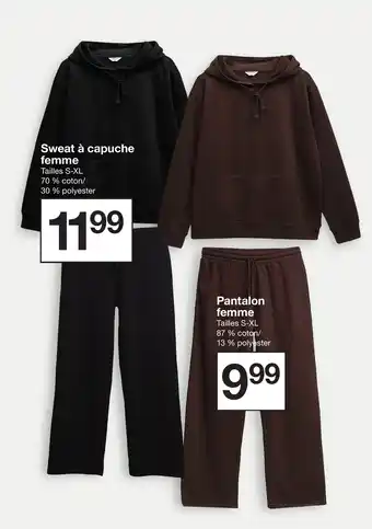 Sweat à capuche femme