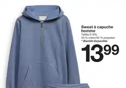 Zeeman Sweat à capuche homme offre