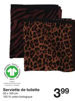 Zeeman Serviette de toilette offre