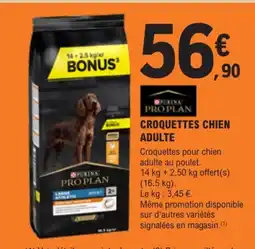E.Leclerc Jardi PURINA PROPLAN Croquettes chien adulte offre