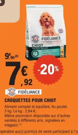 E.Leclerc Jardi FIDÉLIANCE Croquettes pour chiot offre
