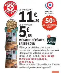 E.Leclerc Jardi Mélange céréales bass cour offre