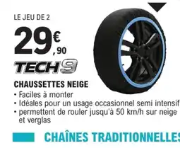 E.Leclerc L'Auto TECH9 Chaussettes neige offre