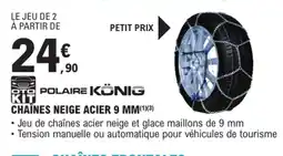 E.Leclerc L'Auto Chaînes neige acier 9 mm offre