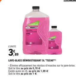 E.Leclerc L'Auto TECH9 Lave-glace démoustiquant offre