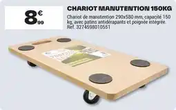 Brico Dépôt Chariot manutention 150kg offre