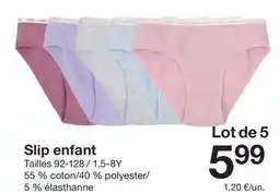 Zeeman Slip enfant offre