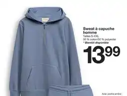 Zeeman Sweat à capuche homme offre