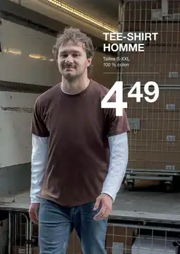 Zeeman Tee-shirt homme offre