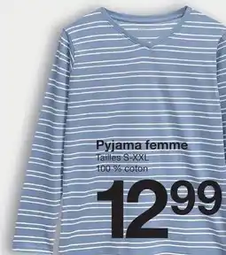 Zeeman Pyjama femme offre