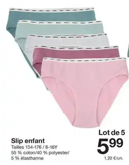 Zeeman U - slip enfant offre