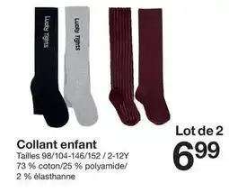 Zeeman Collant enfant offre
