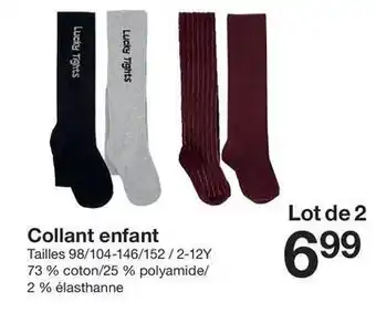 Zeeman Collant enfant offre