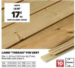 Brico Dépôt Dim - lanie therao pin vert offre
