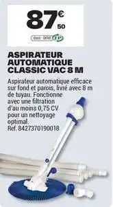 Brico Dépôt Aspirateur automatique classic vac offre