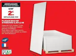 Brico Dépôt Plaque bais nf standard 2.5x1.2 m offre