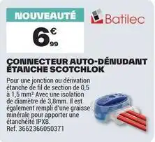 Brico Dépôt Connecteur auto-denudant etanche scotchok offre