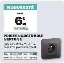 Brico Dépôt Prise encastrable neptune offre