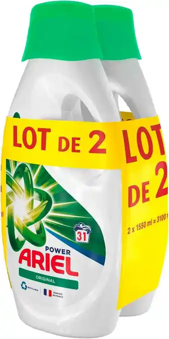 Match Ariel lessive liquide offre