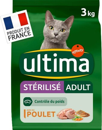 Match Ultima croquettes pour chat stérilisé offre