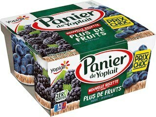 Match Panier de yoplait yaourt aux fruits offre
