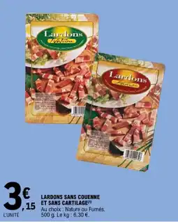 E.Leclerc Lardons Nature offre