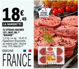 E.Leclerc BIGARD STEAKS HACHÉS offre